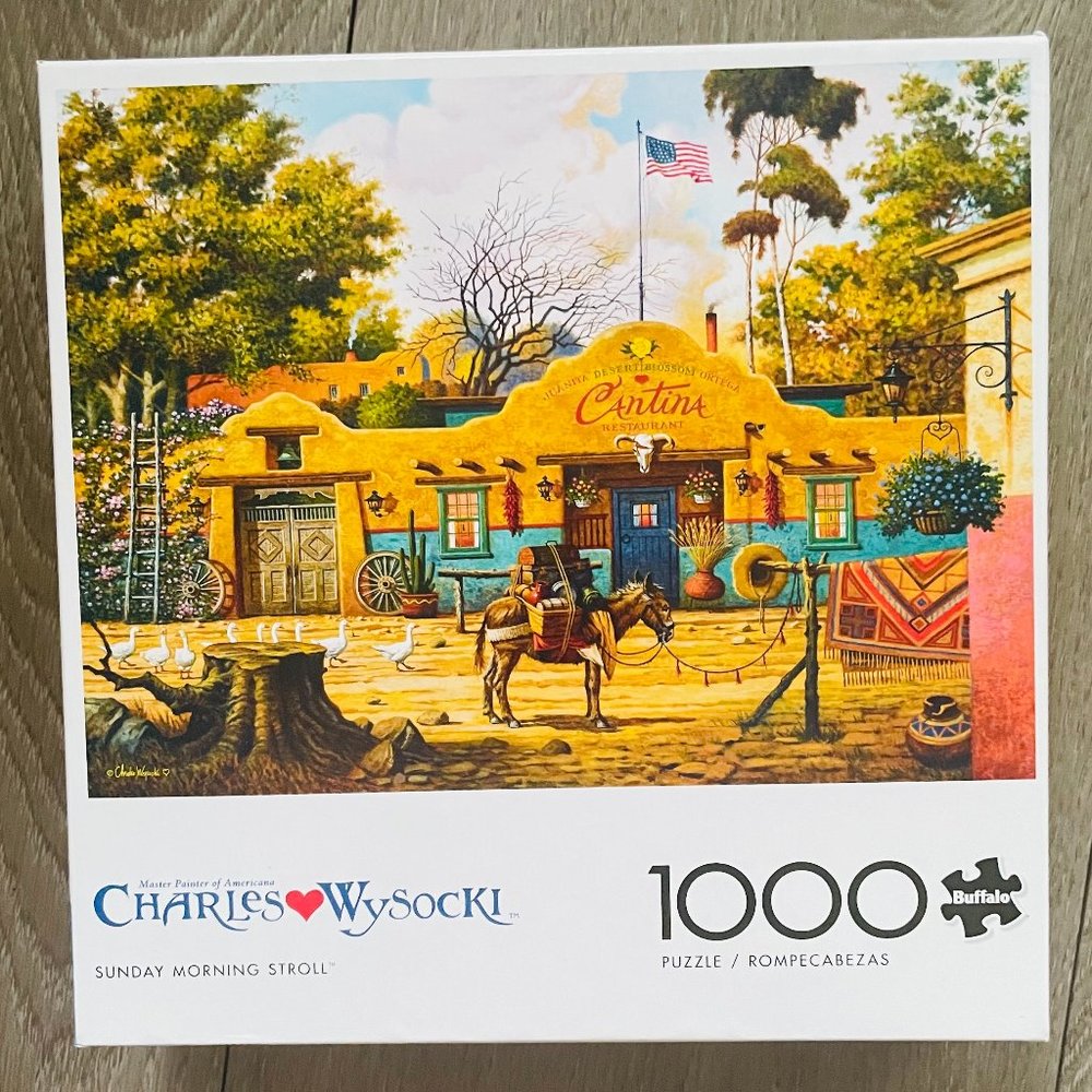 Buffalo Games 1000 pieces puzzle - (OPENED) / 2 for $17